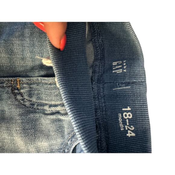 Baby Gap 18-24 Months 3 Short Sleeve One Pieces Tops  2 Pairs Jean Shorts - Picture 8 of 12
